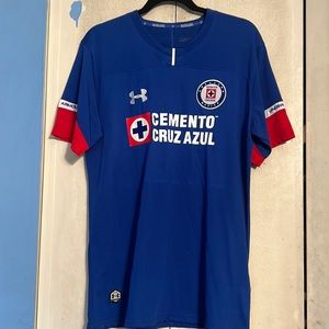 Cruz Azul Jersey Shirt, Worn Once. (L)